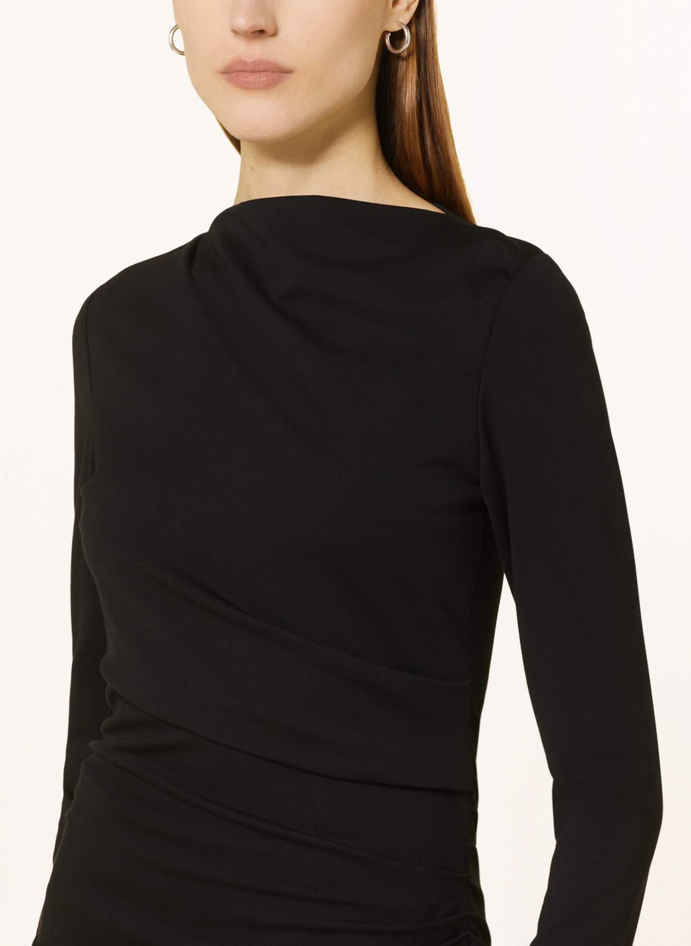 DOROTHEE SCHUMACHER Shirt blouse with cut-out, Color: BLACK (Image 4)