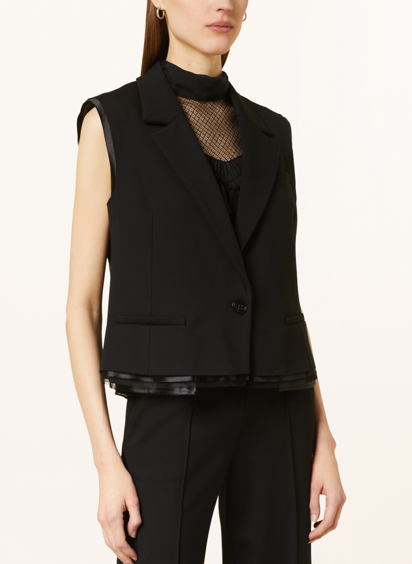 DOROTHEE SCHUMACHER Blazer vest, Color: BLACK (Image 4)