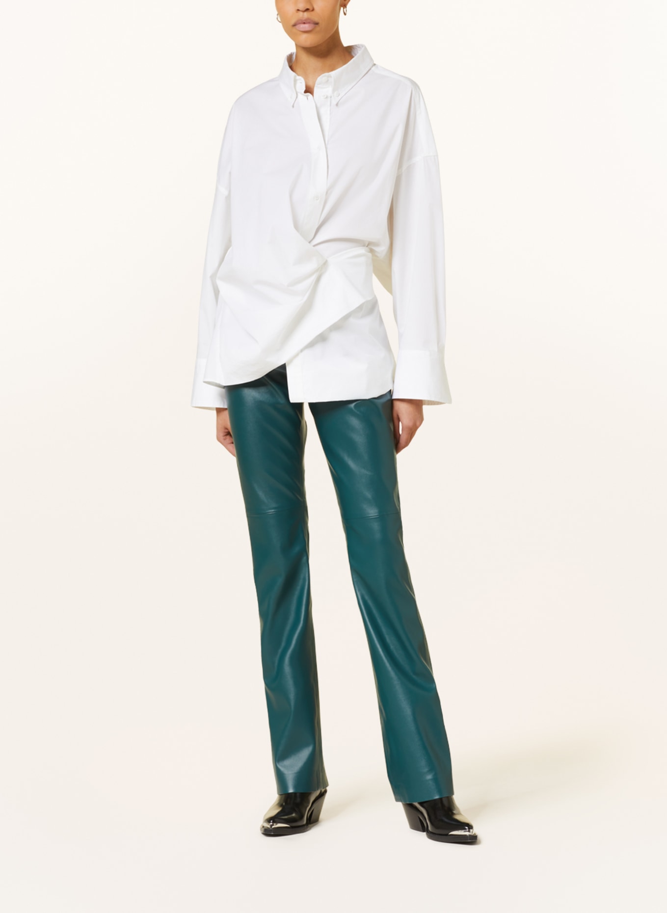 DOROTHEE SCHUMACHER Oversized shirt blouse, Color: WHITE (Image 2)