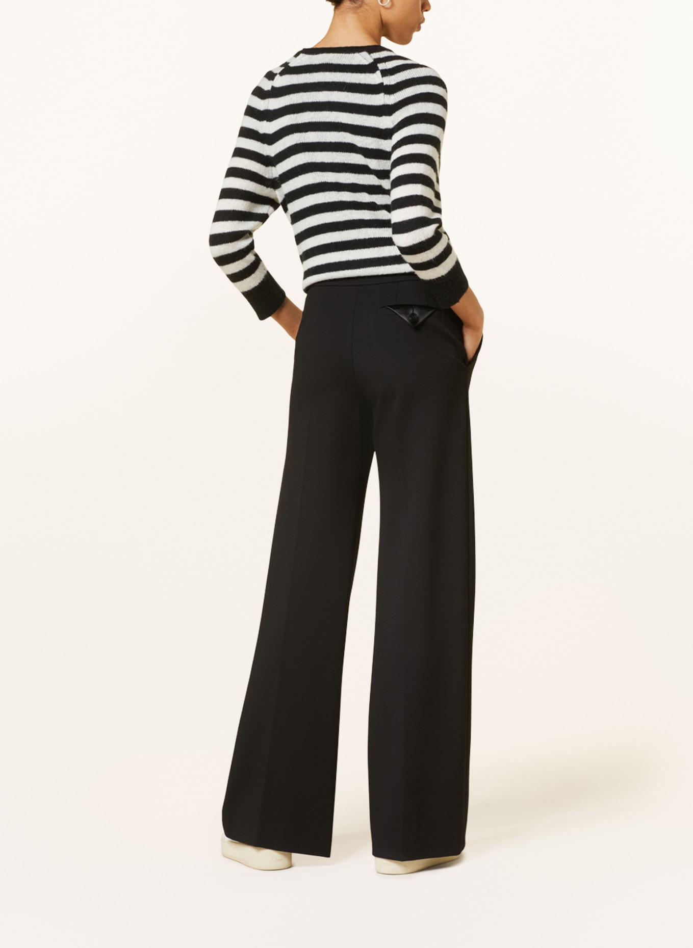 DOROTHEE SCHUMACHER Wide leg trousers, Color: BLACK (Image 3)