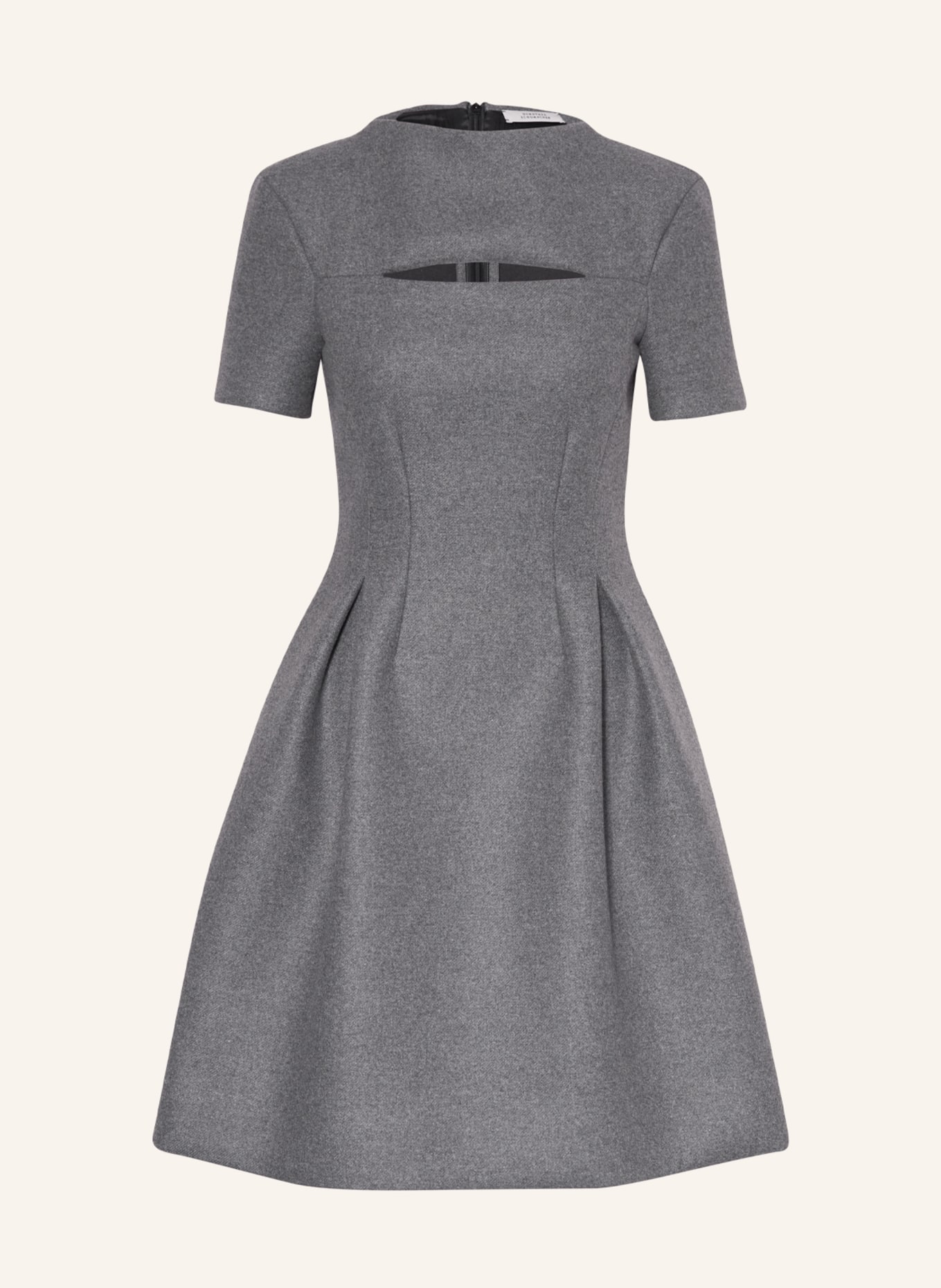 DOROTHEE SCHUMACHER Kleid mit Cut-out, Farbe: GRAU (Bild 1)