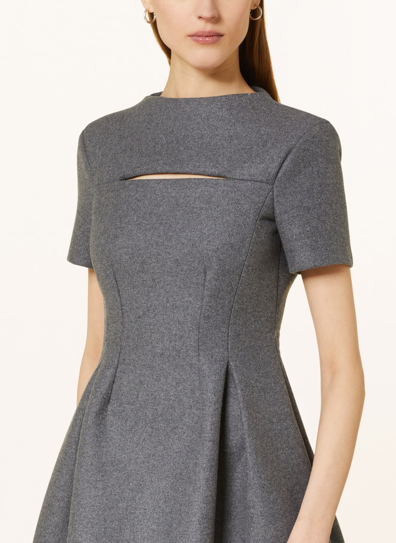 DOROTHEE SCHUMACHER Dress with cut-out, Color: GRAY (Image 4)