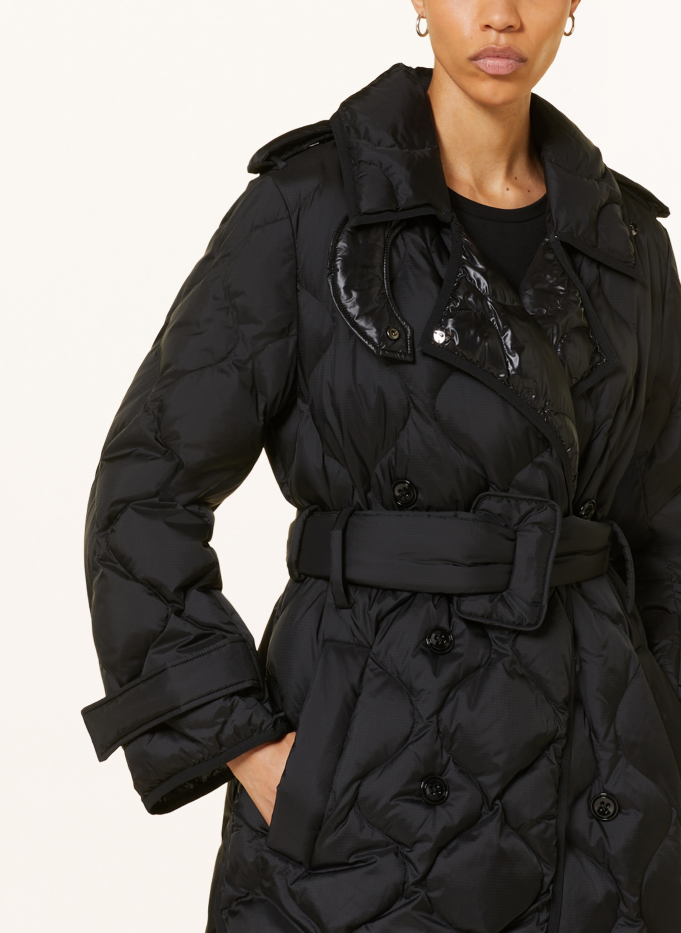 DOROTHEE SCHUMACHER Down coat, Color: BLACK (Image 4)