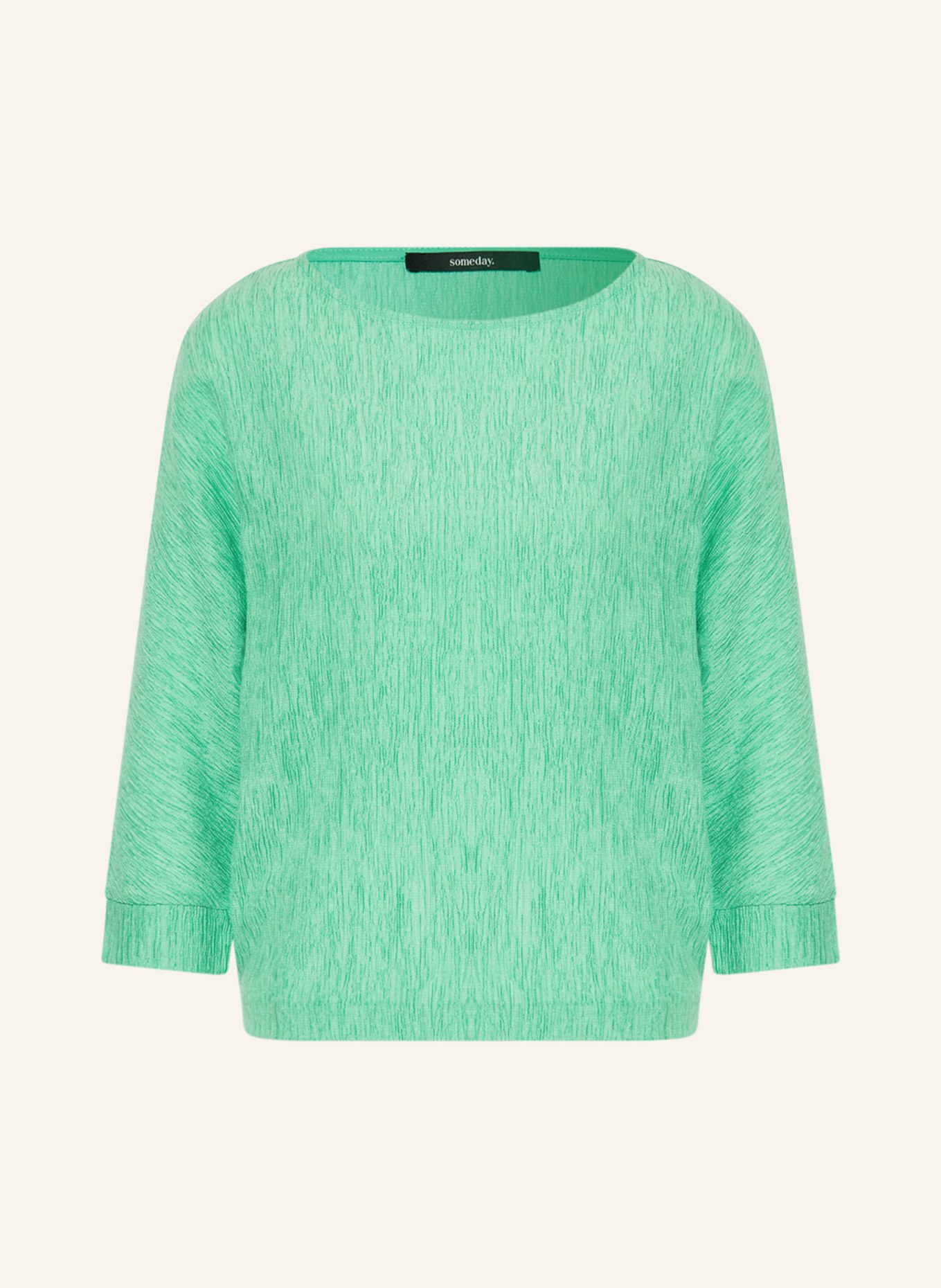 someday Shirt blouse KIMARI with 3/4 sleeves, Color: GREEN (Image 1)