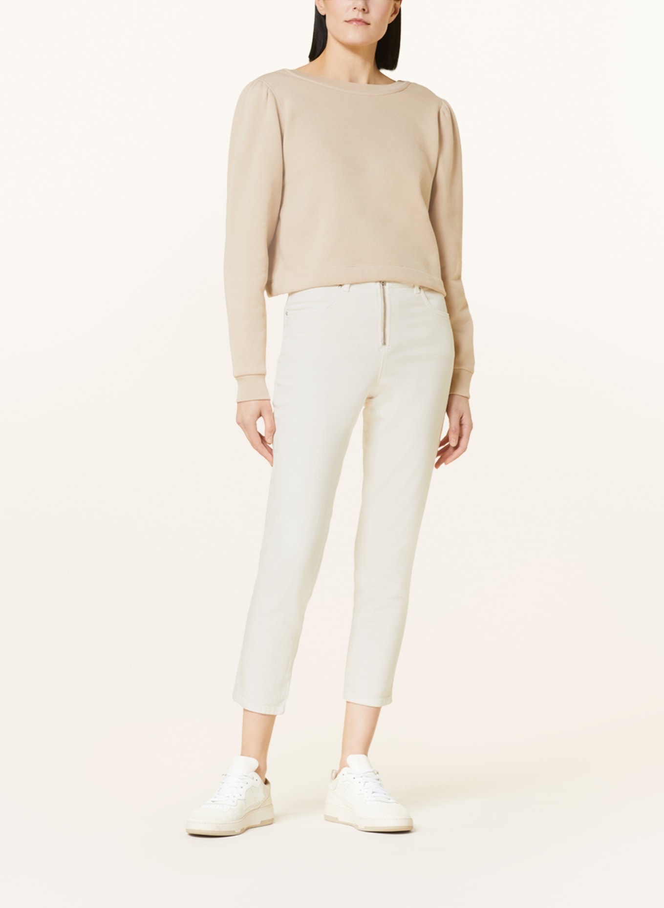ba&sh 7/8-Jeans INZO, Farbe: ECRU OFF WHITE (Bild 2)
