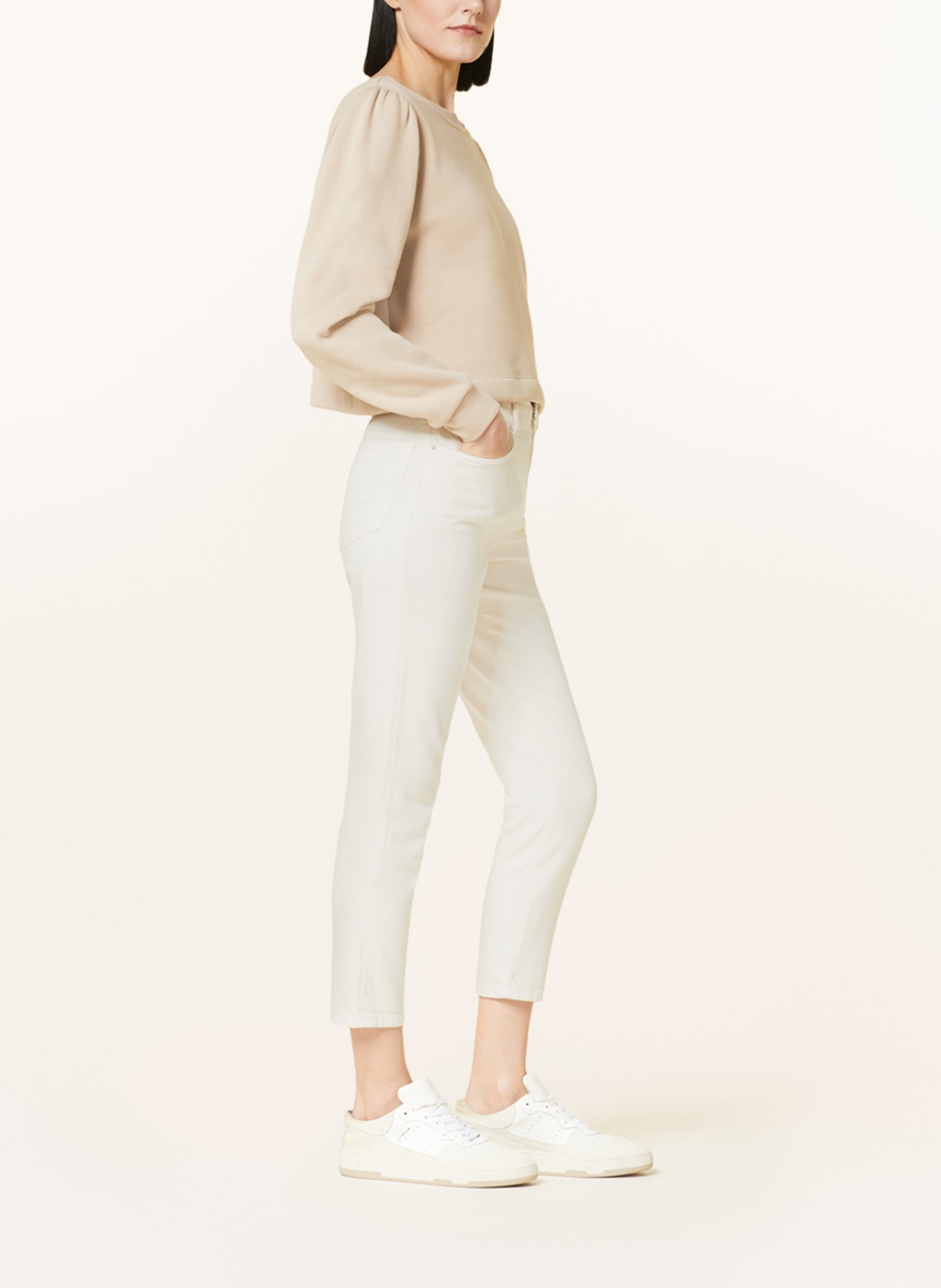 ba&sh 7/8-Jeans INZO, Farbe: ECRU OFF WHITE (Bild 4)