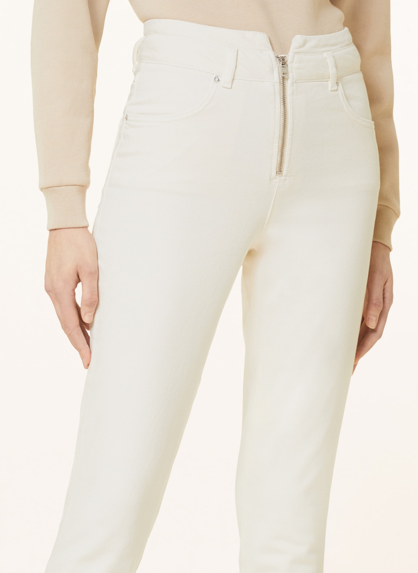 ba&sh 7/8-Jeans INZO, Farbe: ECRU OFF WHITE (Bild 5)
