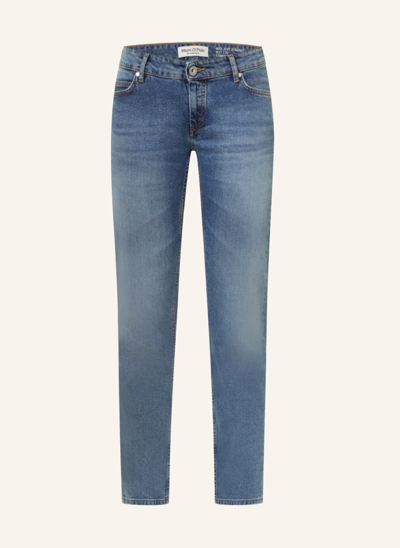 Marc O'Polo Straight jeans, Color: 041 Sustainable clean blue wash (Image 1)