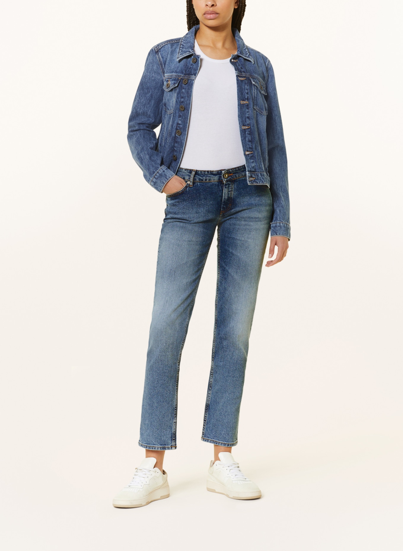 Marc O'Polo Straight Jeans, Farbe: 041 Sustainable clean blue wash (Bild 2)