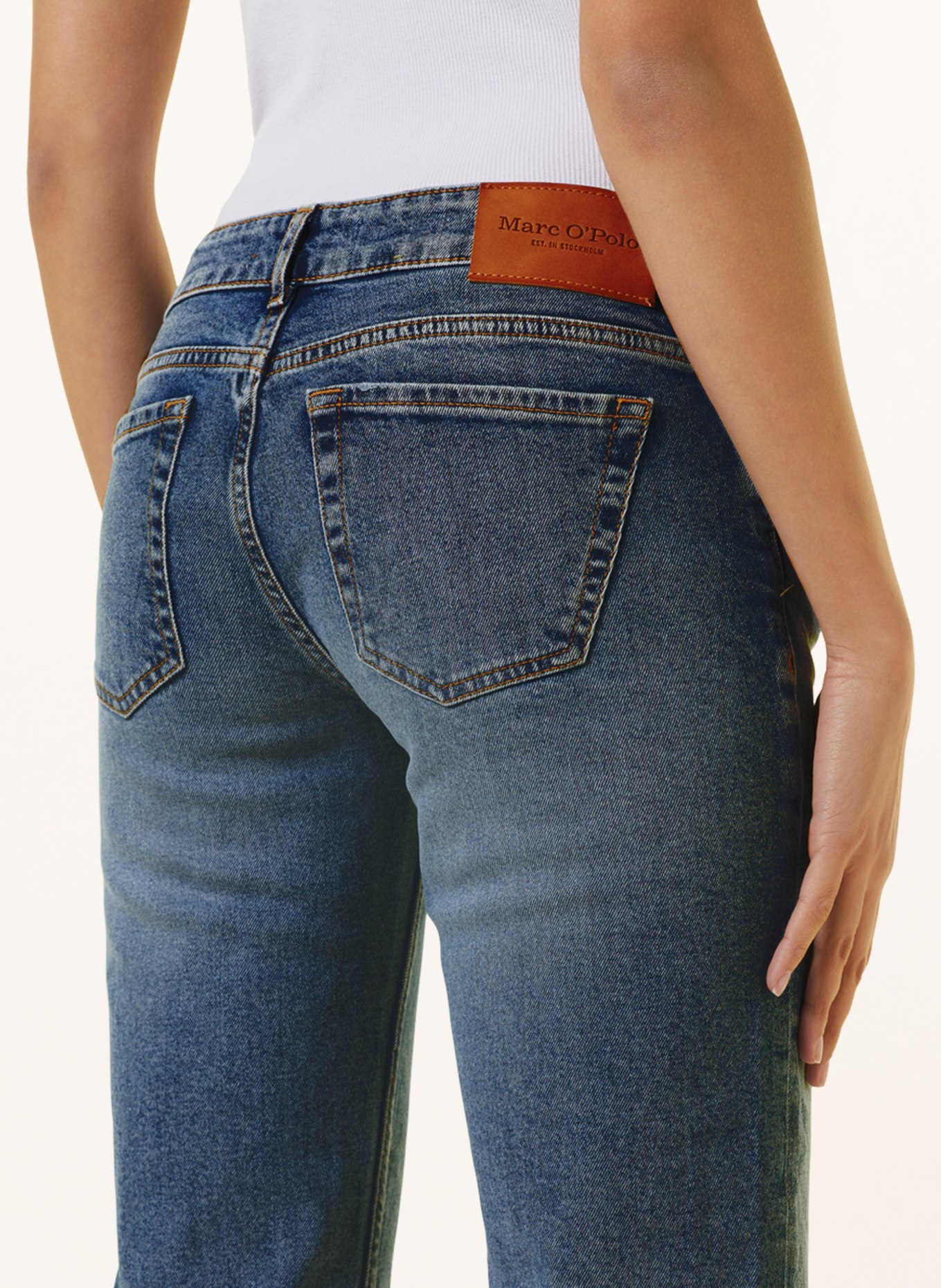 Marc O'Polo Straight jeans, Color: 041 Sustainable clean blue wash (Image 5)