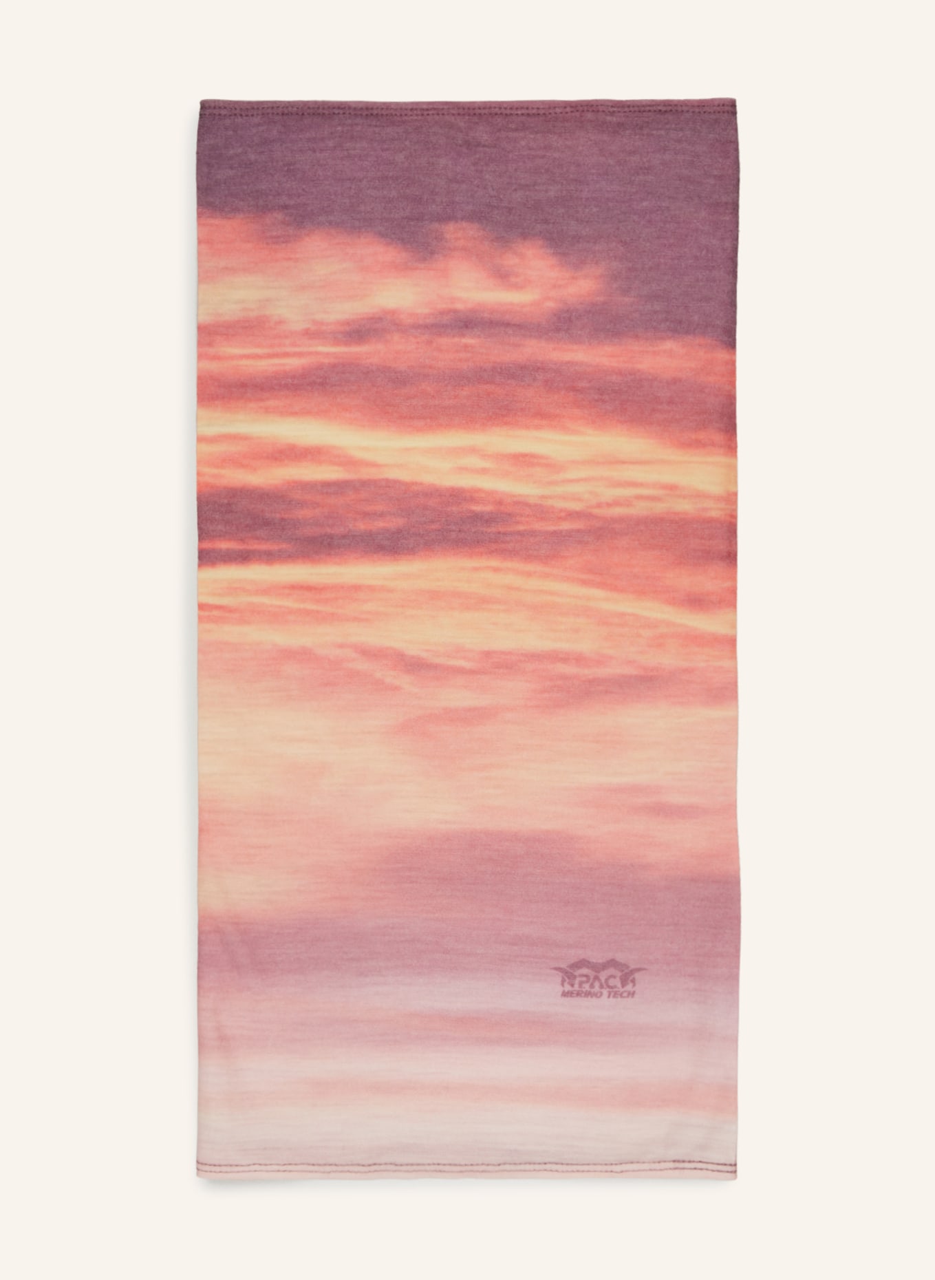 P.A.C. Multifunkční šátek s merino vlnou, Barva: SVĚTLE ČERVENÁ/ TMAVĚ ŽLUTÁ (Obrázek 1)