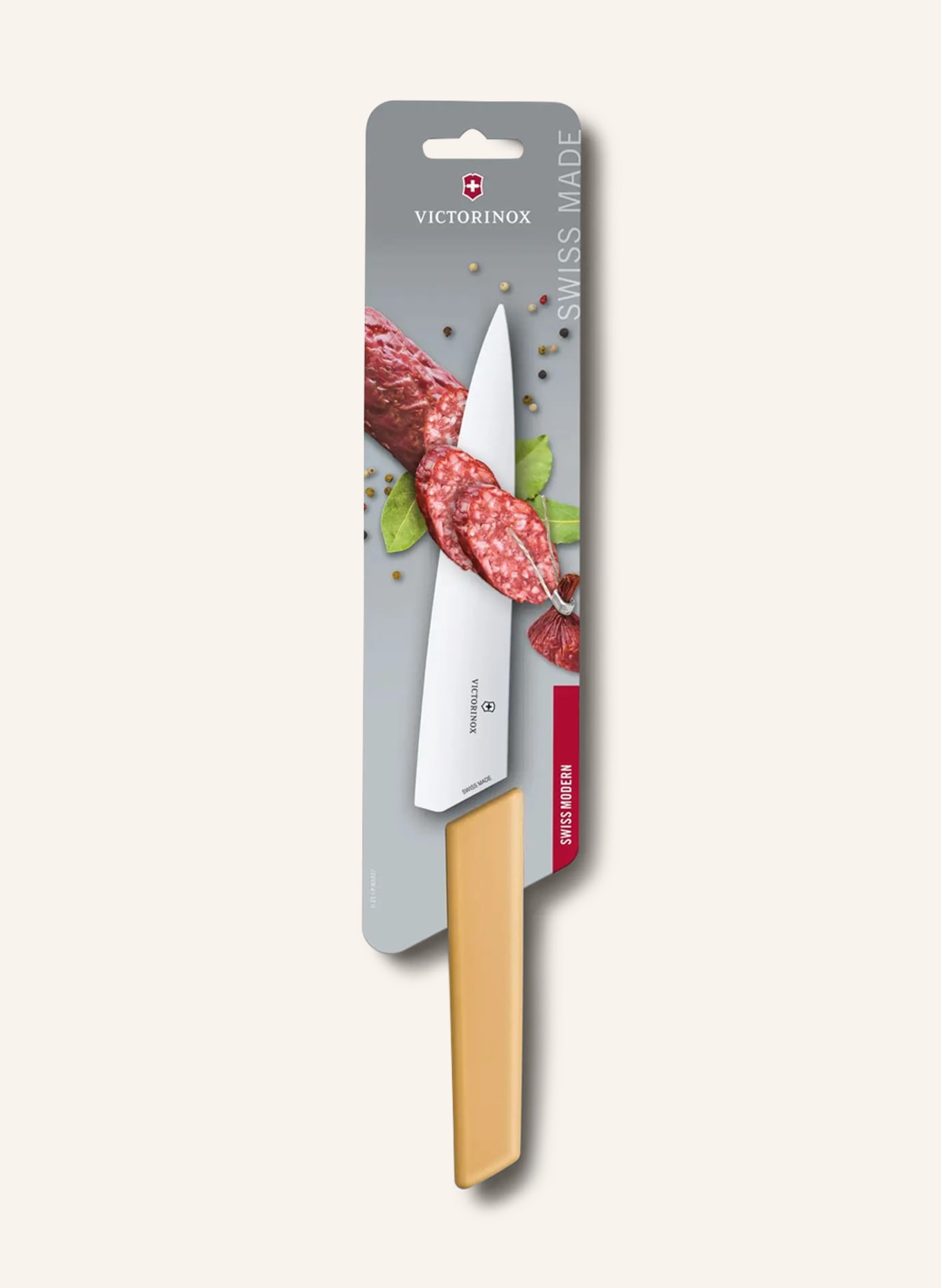 VICTORINOX Porcovací nůž SWISS MODERN, Barva: ŽLUTÁ/ STŘÍBRNÁ (Obrázek 3)