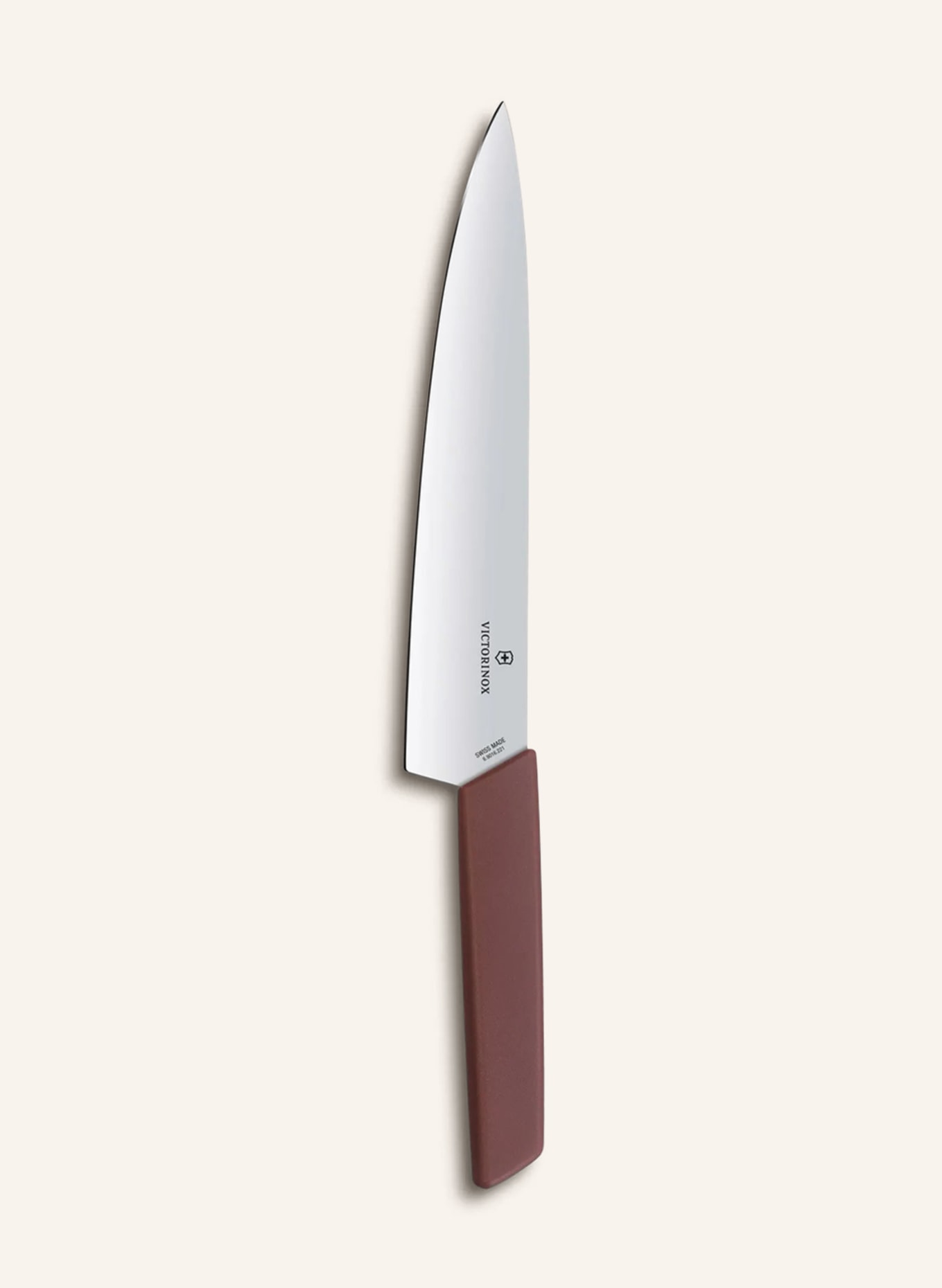 VICTORINOX Nóż do porcjowania SWISS MODERN, Kolor: CIEMNOCZERWONY (Obrazek 1)