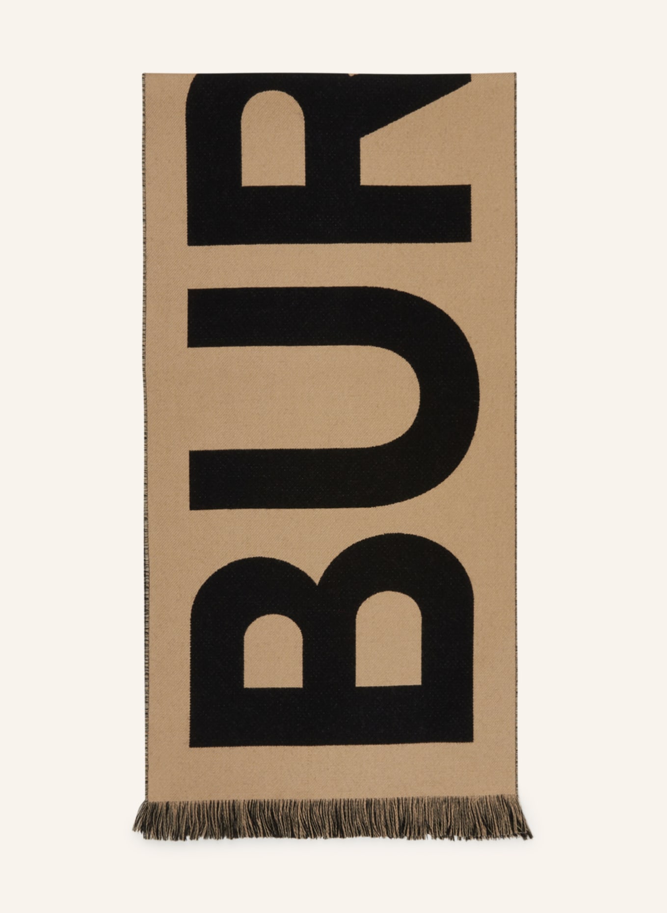 BURBERRY Scarf, Color: BEIGE/ BLACK (Image 1)
