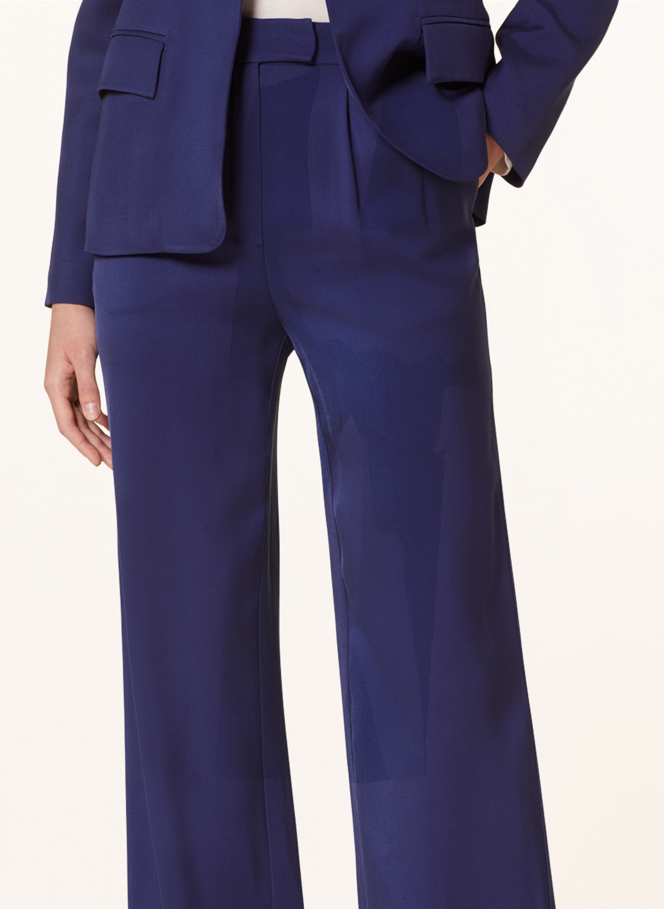 EMPORIO ARMANI Wide leg trousers, Color: DARK BLUE (Image 5)