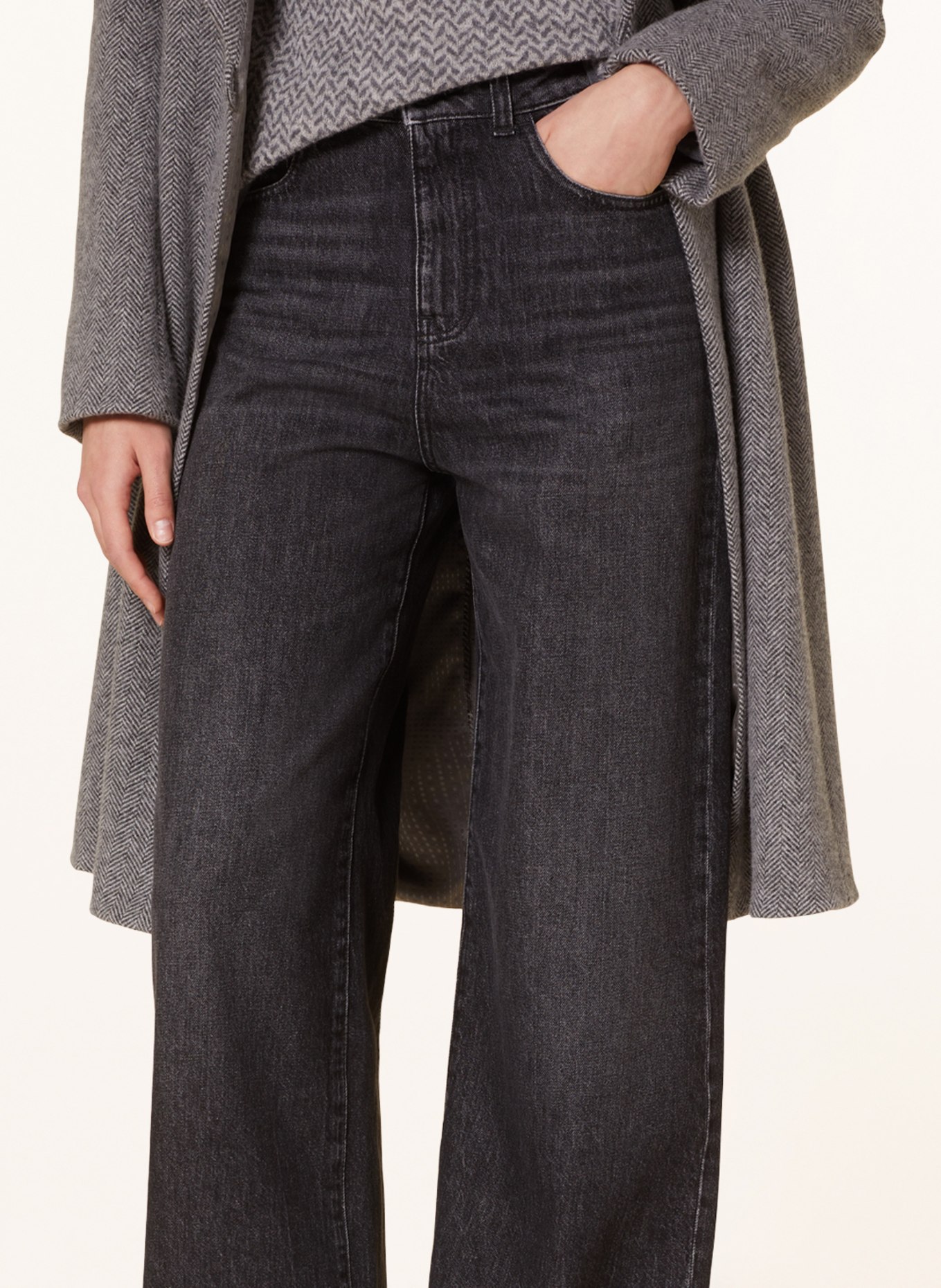 EMPORIO ARMANI Straight Jeans, Farbe: 0005 schwarz (Bild 5)