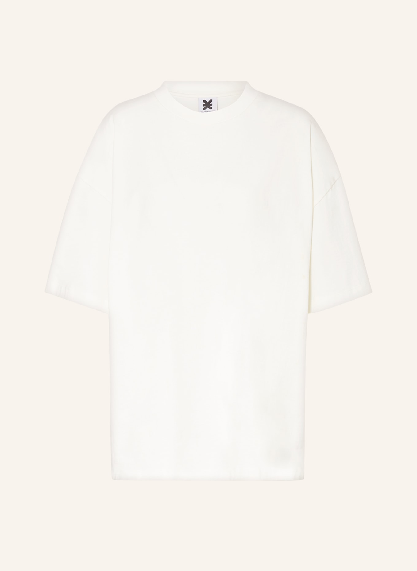 KARO KAUER Oversized-Shirt, Farbe: WEISS/ OLIV (Bild 1)