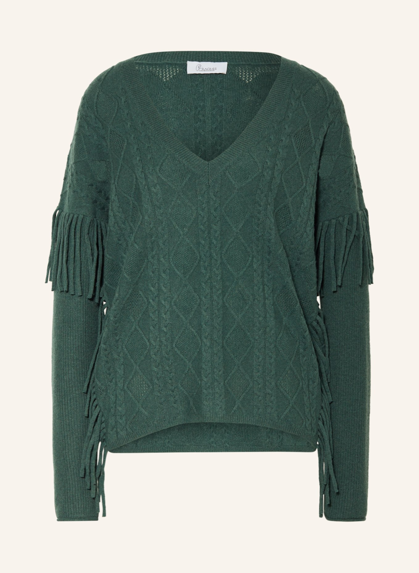 Princess GOES HOLLYWOOD Oversized sweater, Color: DARK GREEN (Image 1)