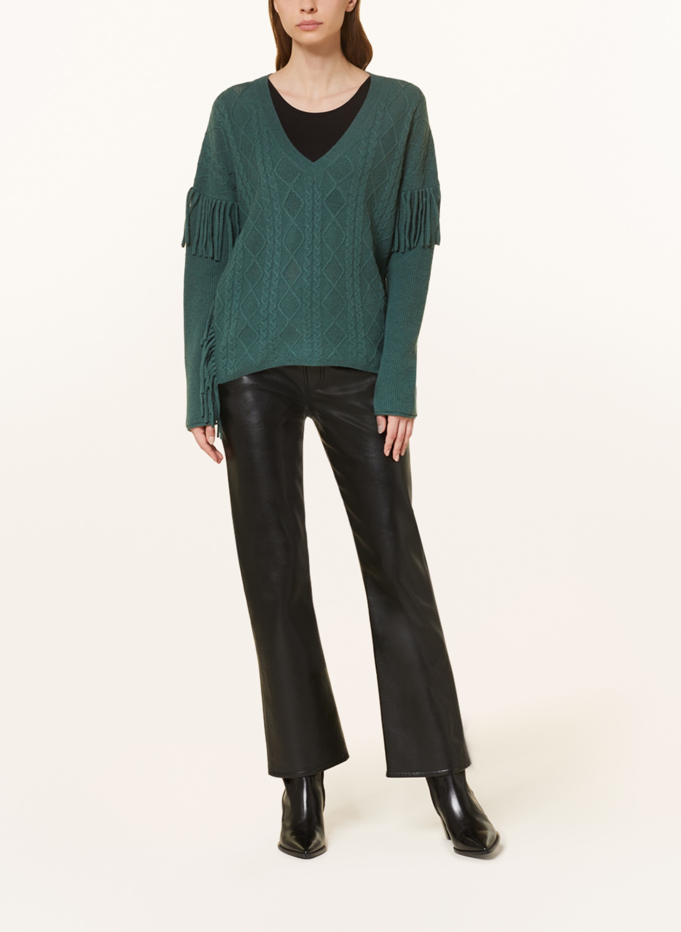 Princess GOES HOLLYWOOD Oversized sweater, Color: DARK GREEN (Image 2)