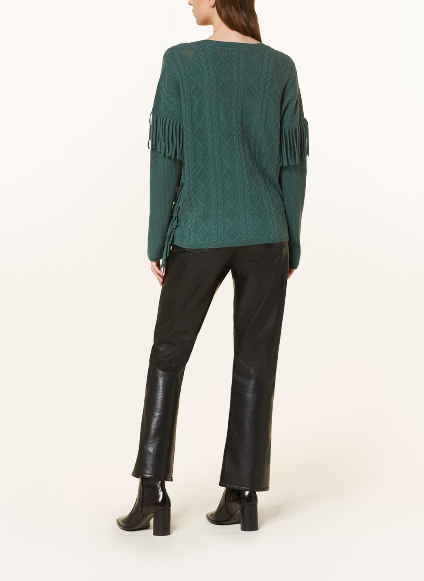 Princess GOES HOLLYWOOD Oversized sweater, Color: DARK GREEN (Image 3)