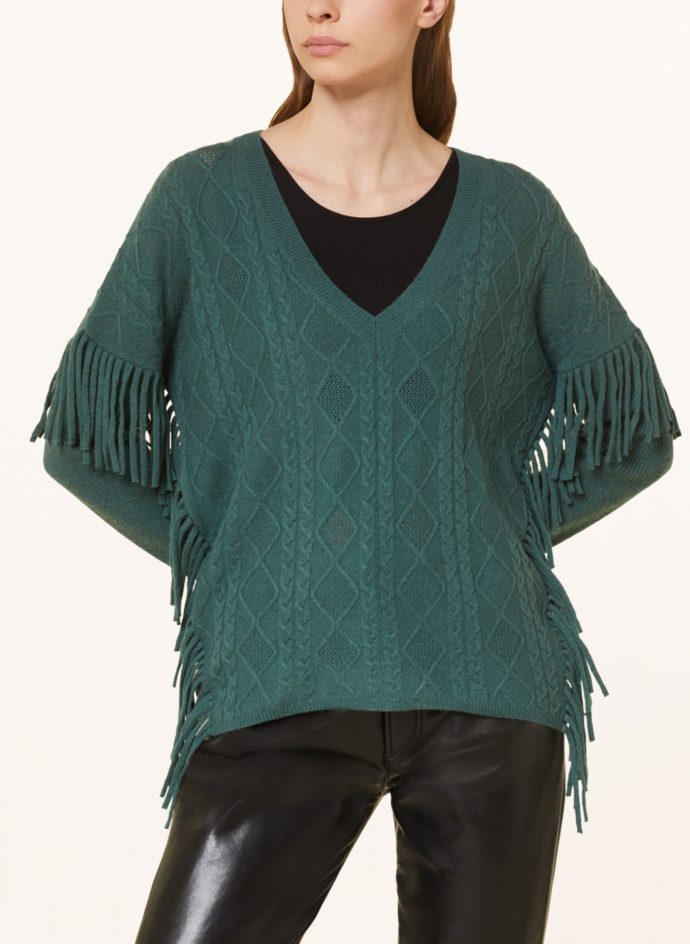 Princess GOES HOLLYWOOD Oversized sweater, Color: DARK GREEN (Image 4)