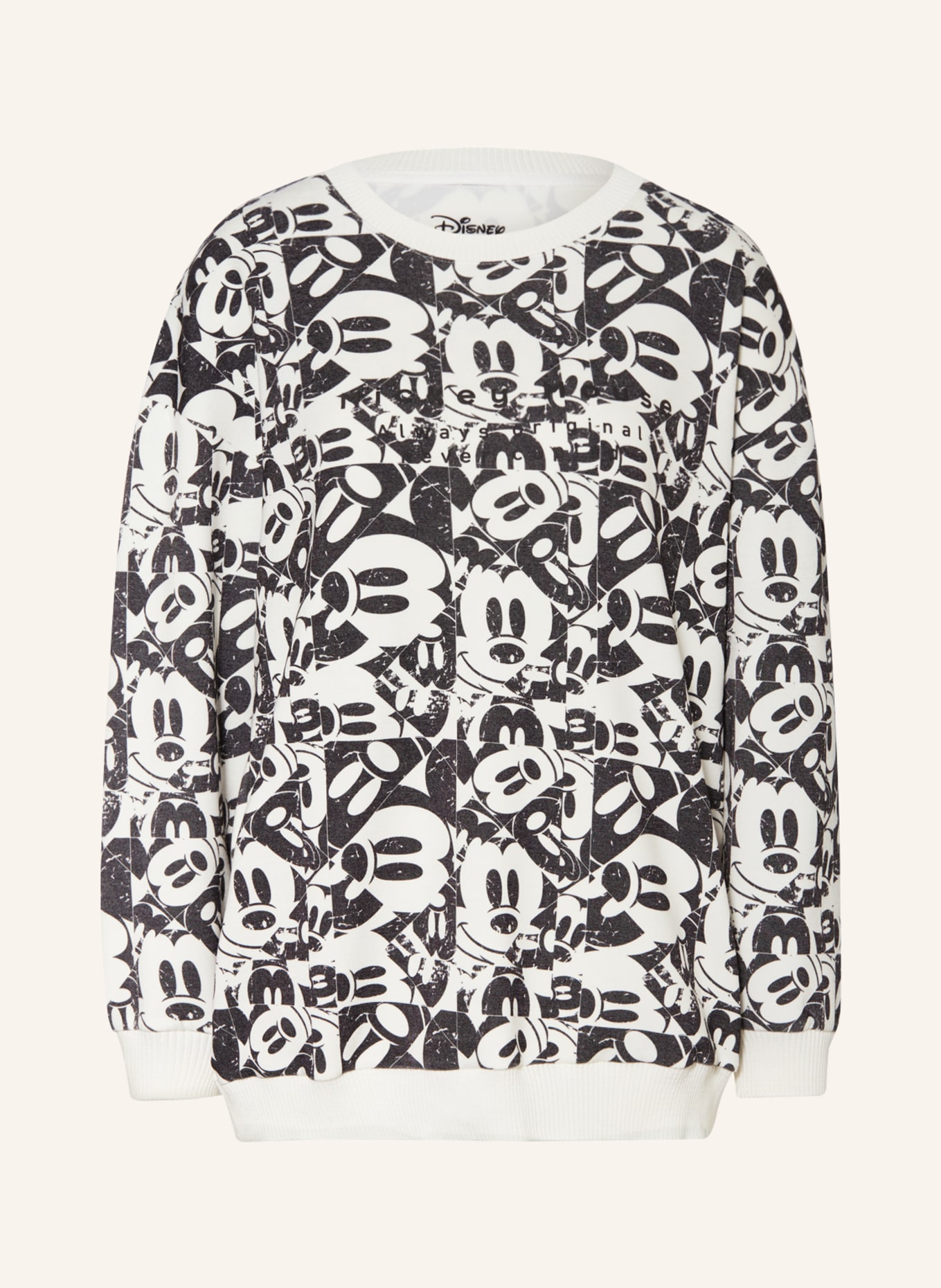 Princess GOES HOLLYWOOD Sweatshirt, Color: WHITE/ BLACK (Image 1)