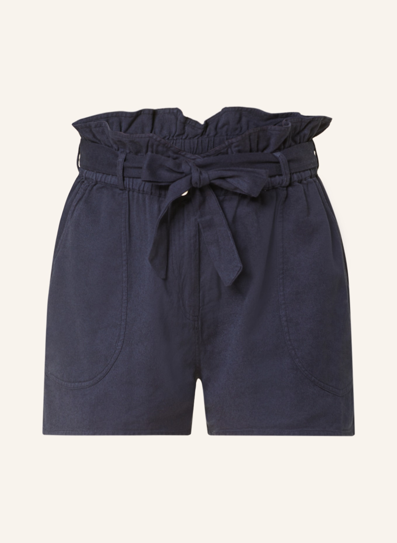 ba&sh Paperbag-Shorts MUSTANG, Farbe: DUNKELBLAU (Bild 1)