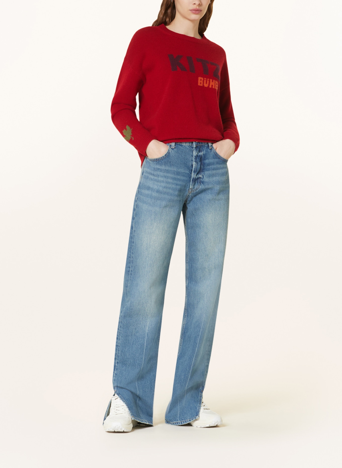 Catrin Schanz Cashmere-Pullover KITZBÜHEL, Farbe: DUNKELROT (Bild 2)
