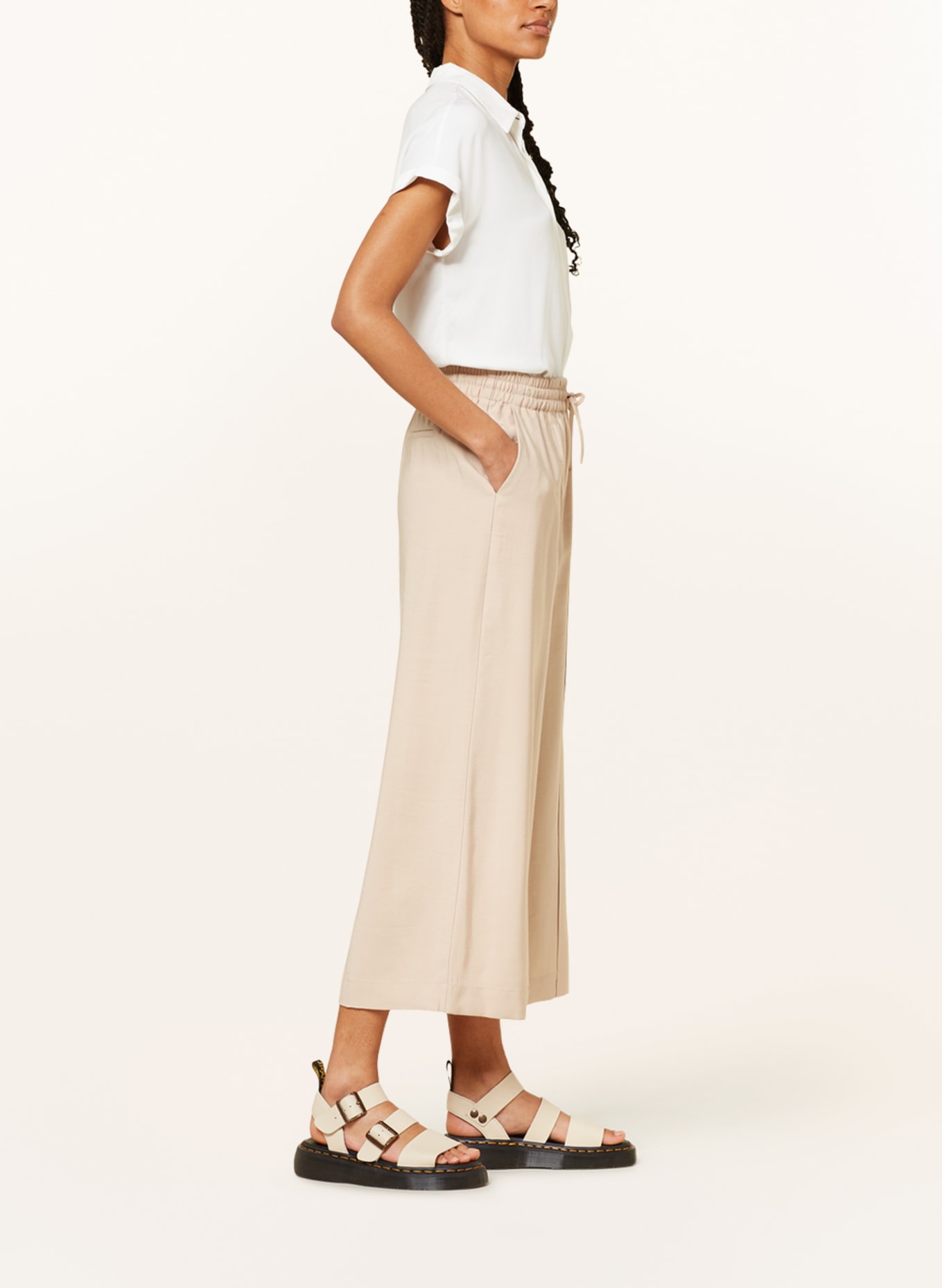 someday Culottes CALEX, Color: BEIGE (Image 4)