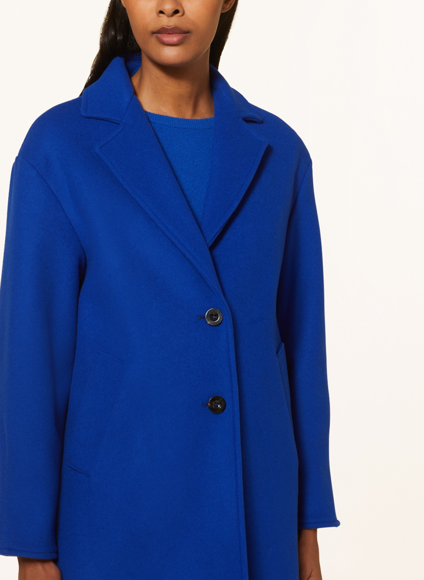 MARELLA Wool coat TEQUILA, Color: BLUE (Image 4)