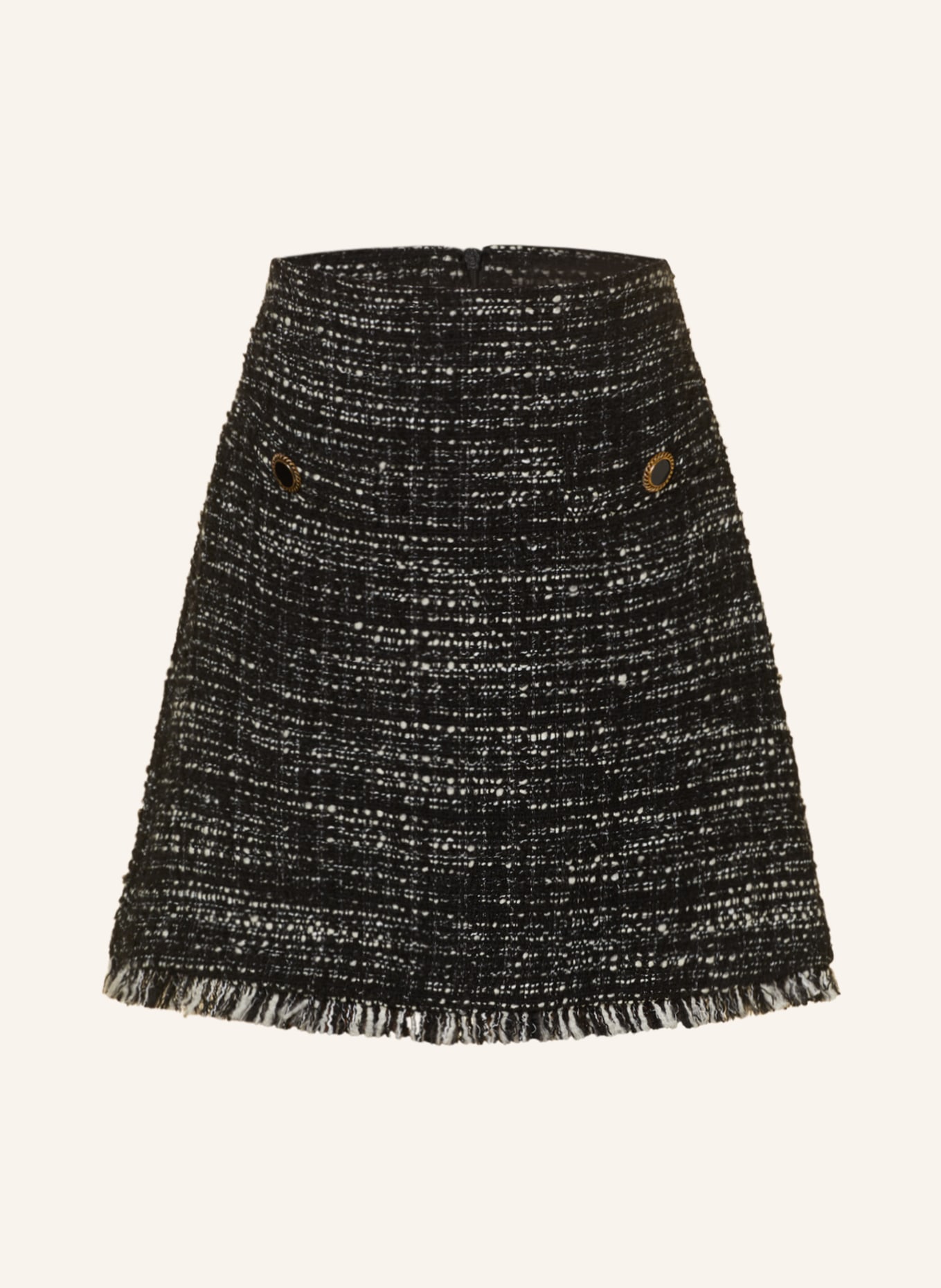 MARELLA Boulcé skirt SENTA, Color: BLACK/ WHITE (Image 1)