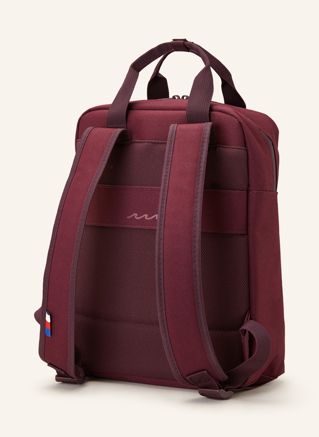 GOT BAG Backpack with laptop compartment, Color: DARK RED (Image 2)