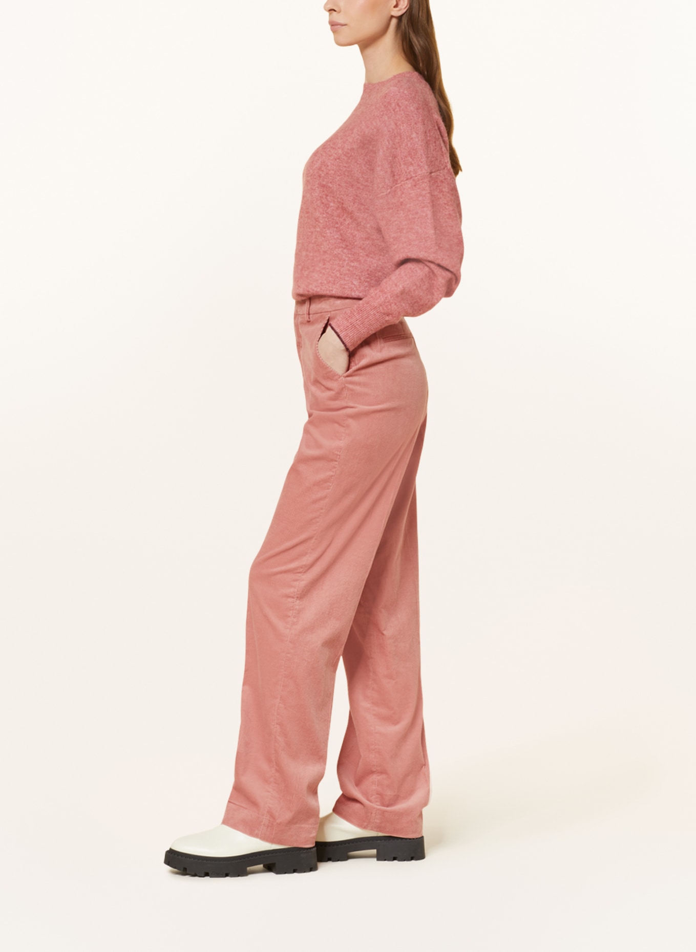 SCOTCH & SODA Corduroy trousers RIPPLE, Color: SALMON (Image 4)