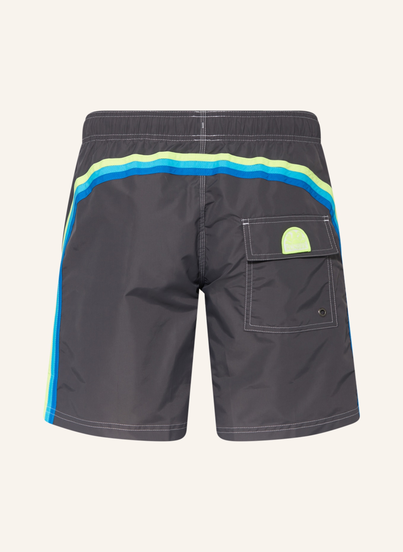 SUNDEK Swim shorts RAINBOW , Color: DARK GRAY (Image 2)