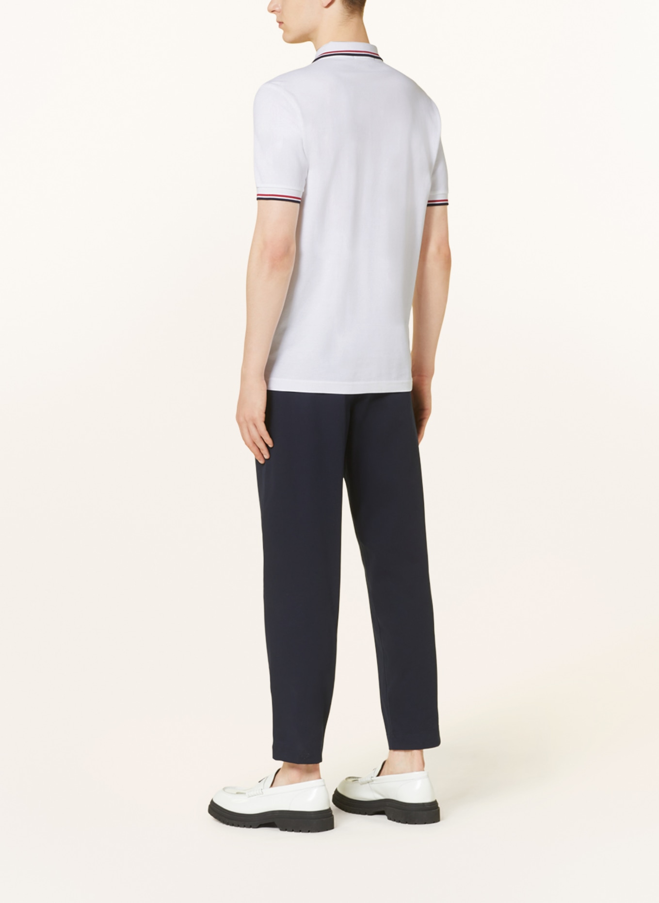 FRED PERRY Piqué-Poloshirt M3600 Straight Fit, Farbe: WEISS (Bild 3)