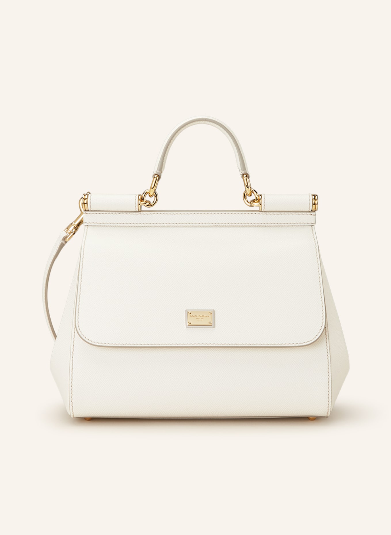 DOLCE & GABBANA Handbag MISS SICILY MEDIUM, Color: WHITE (Image 1)