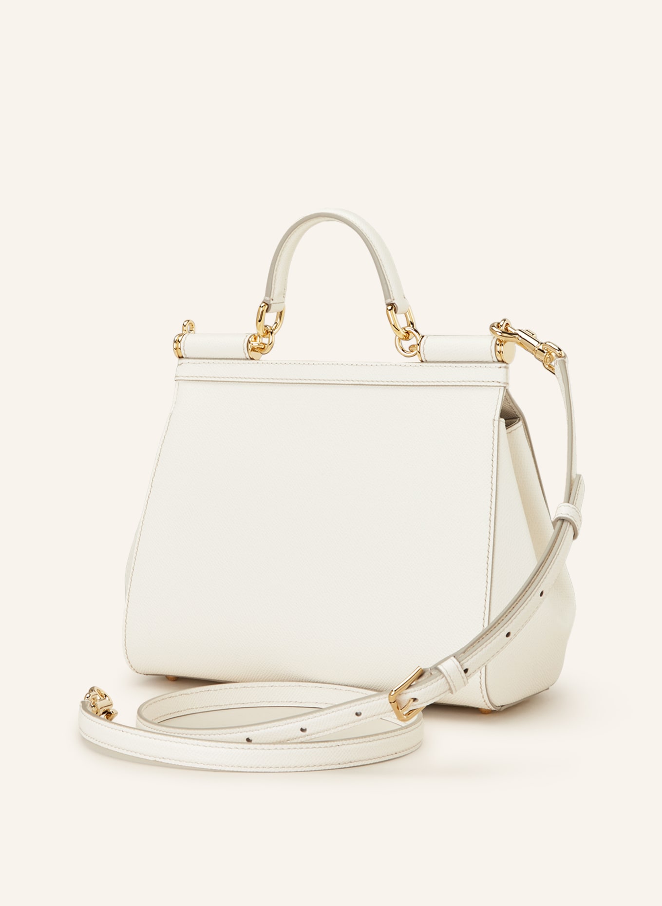 DOLCE & GABBANA Handbag MISS SICILY MEDIUM, Color: WHITE (Image 2)
