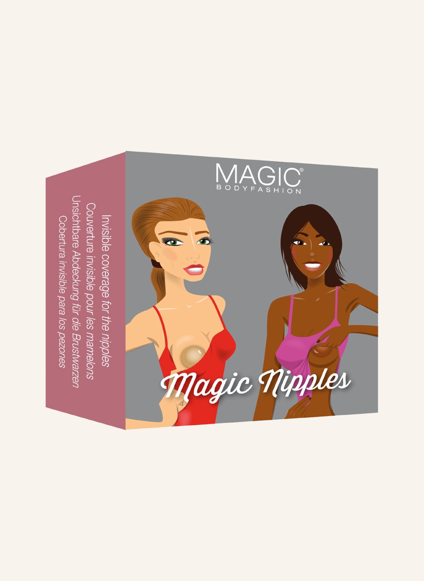 MAGIC Bodyfashion Brust-Tapes MAGIC NIPPLES, Farbe: BEIGE (Bild 3)