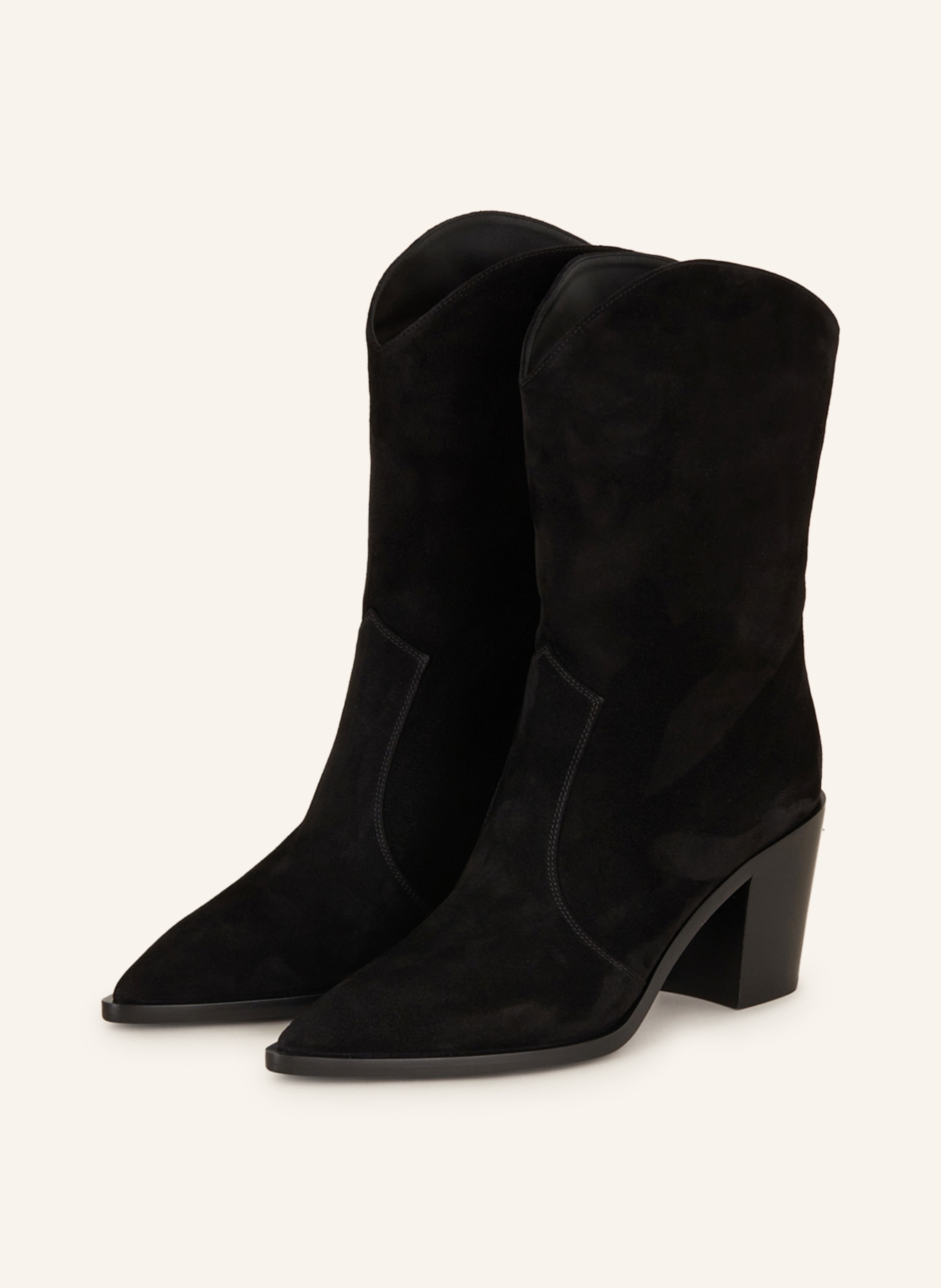 Gianvito Rossi Cowboy boots, Color: BLACK (Image 1)