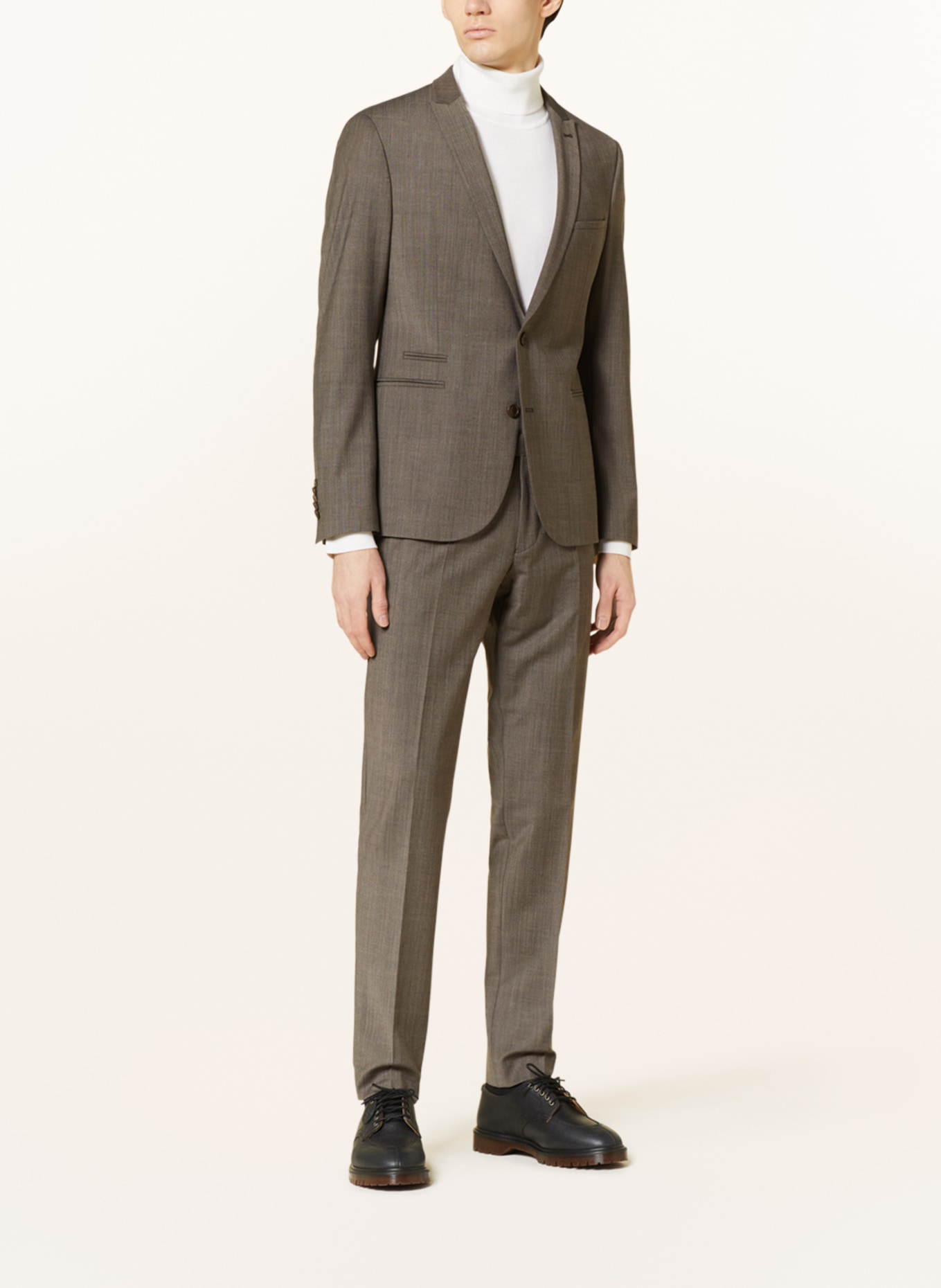 DRYKORN Suit trousers PIET slim fit, Color: 1204 BRAUN (Image 2)