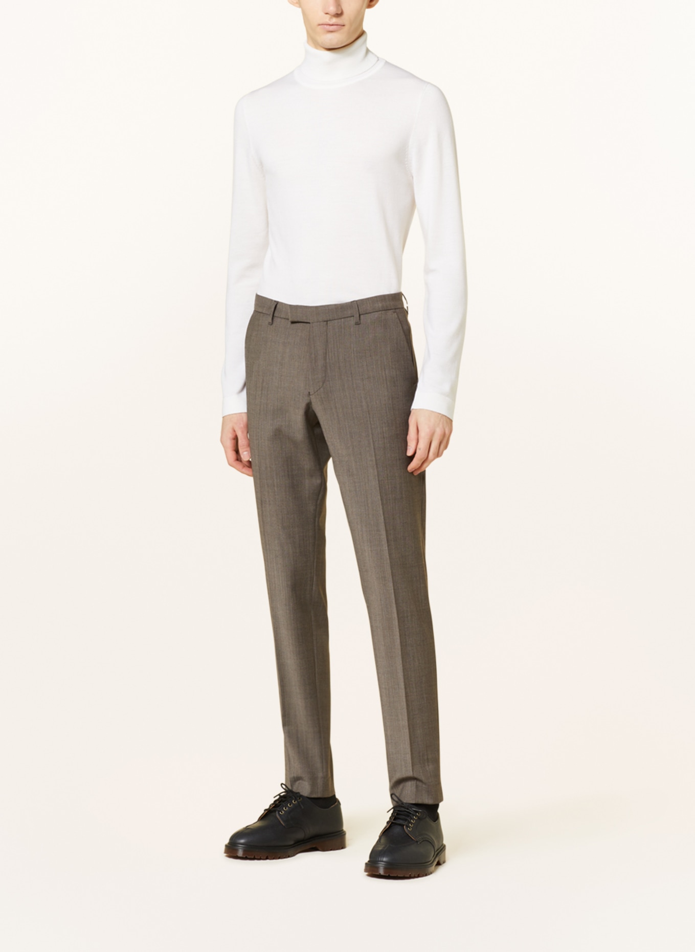 DRYKORN Spodnie garniturowe PIET slim fit, Kolor: 1204 BRAUN (Obrazek 3)