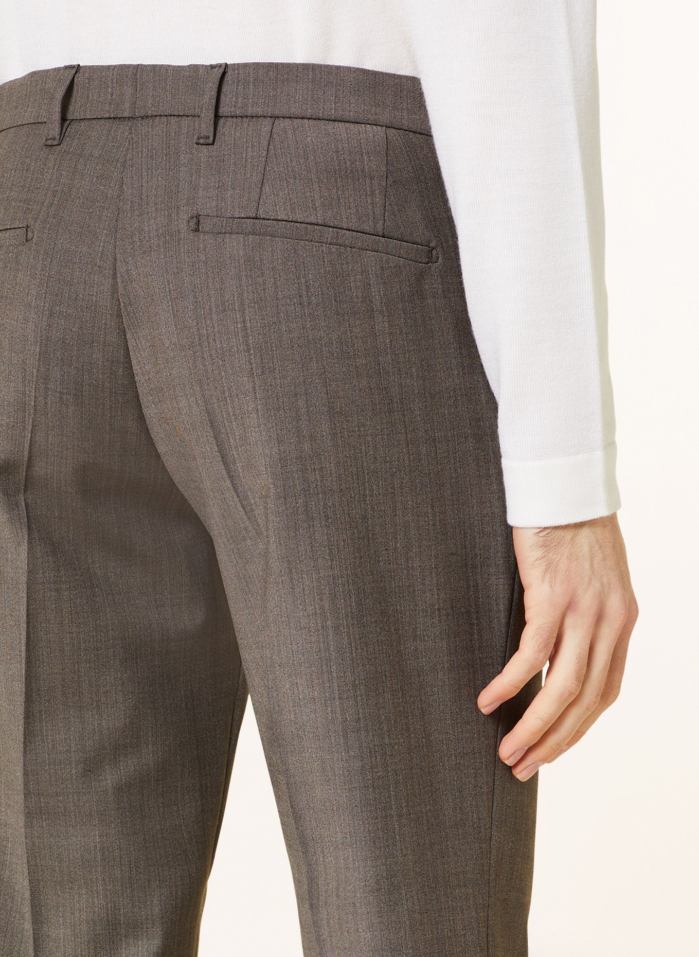 DRYKORN Oblekové kalhoty PIET Slim Fit, Barva: 1204 BRAUN (Obrázek 6)