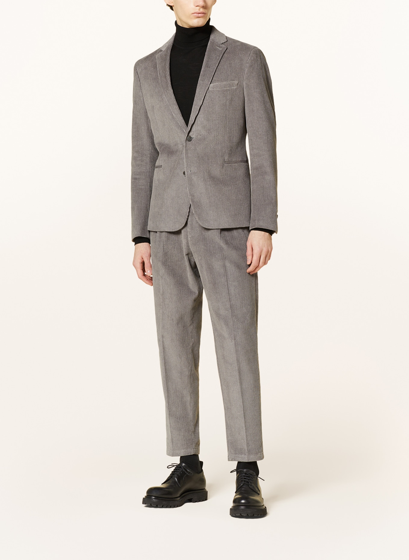 DRYKORN Corduroy suit jacket HURLEY extra slim fit, Color: 6402 grau (Image 2)