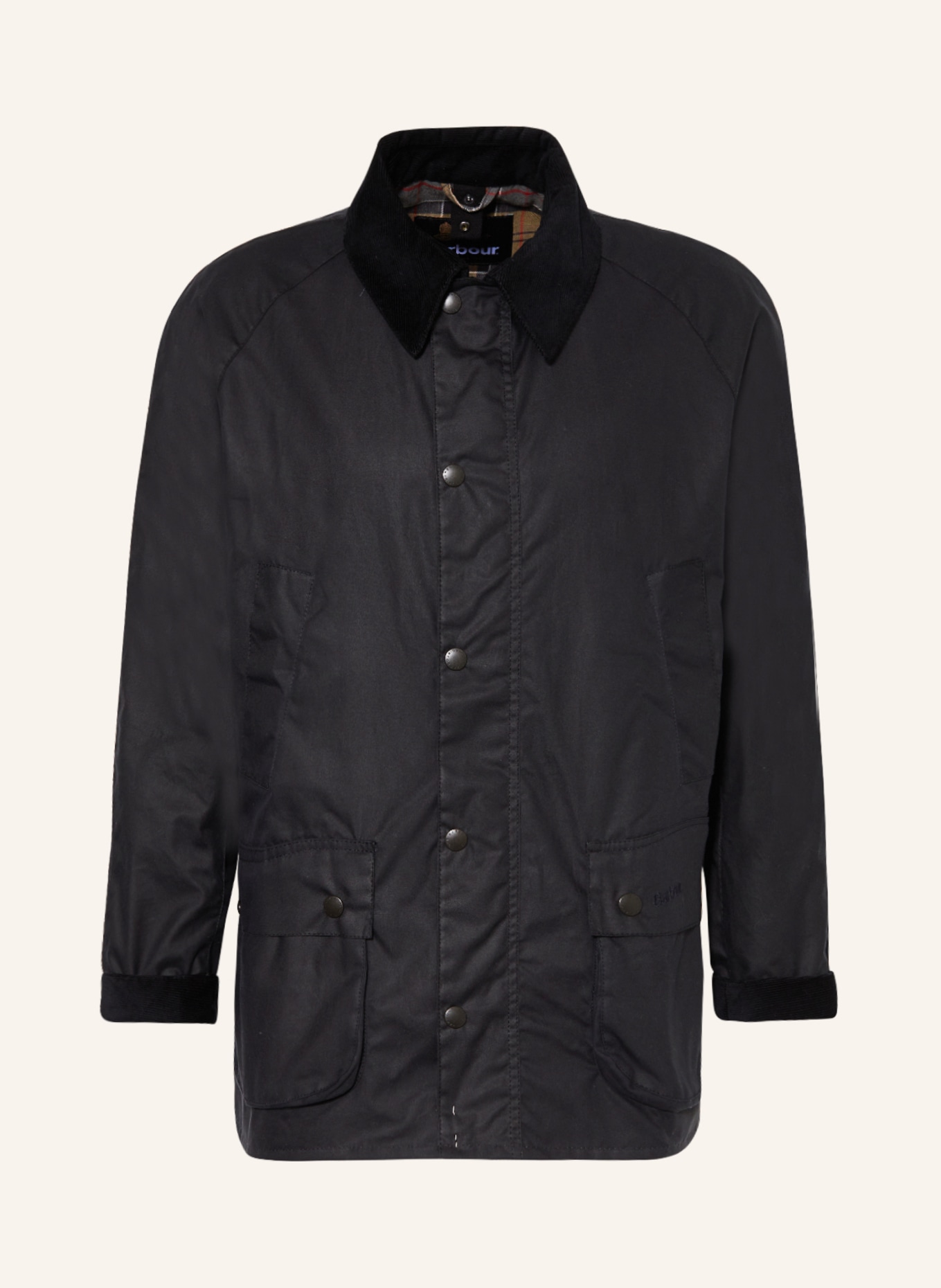 Barbour Field jacket ASHBY WAX in dark blue