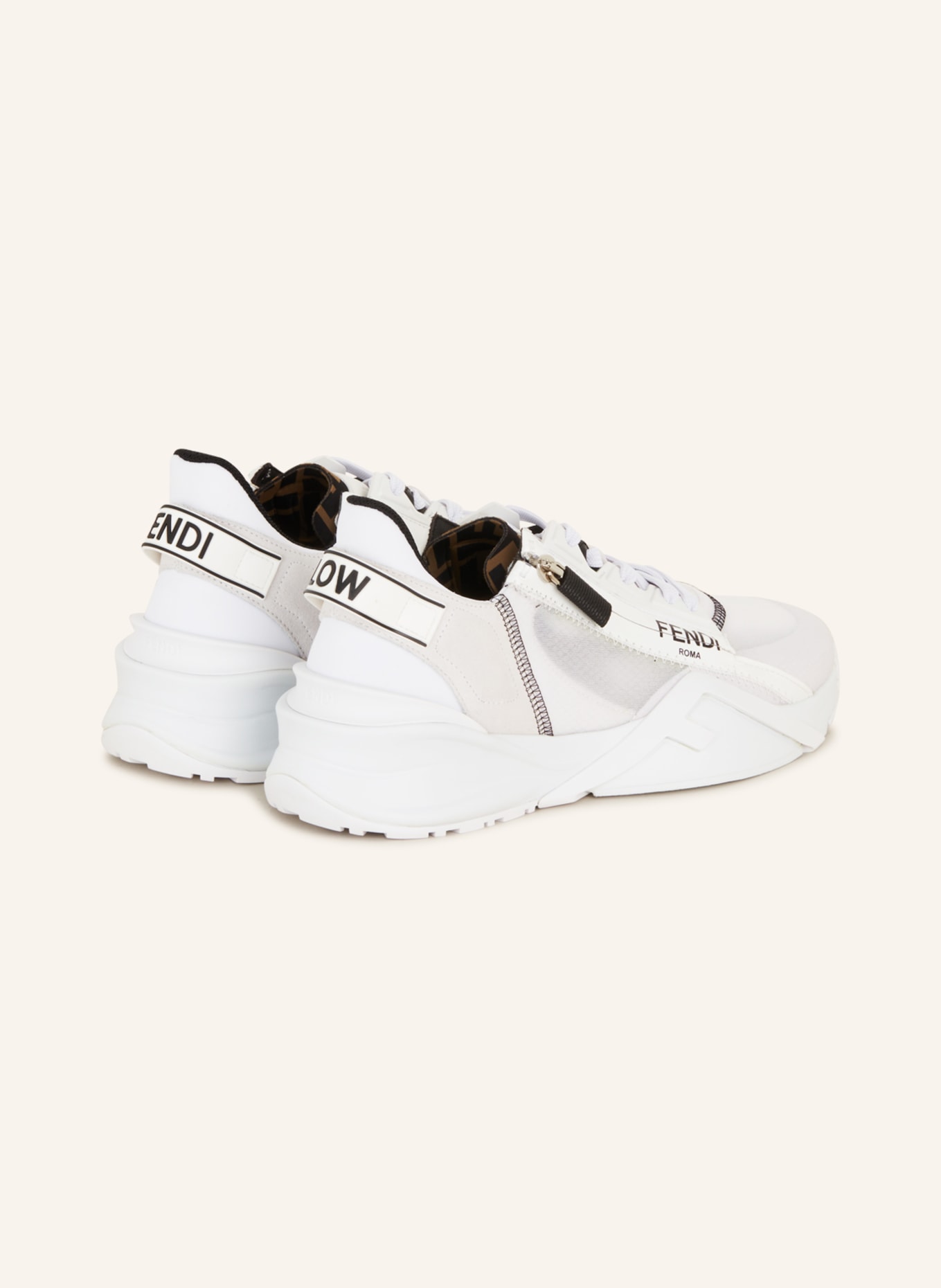 FENDI Sneakers FLOW, Color: WHITE (Image 2)
