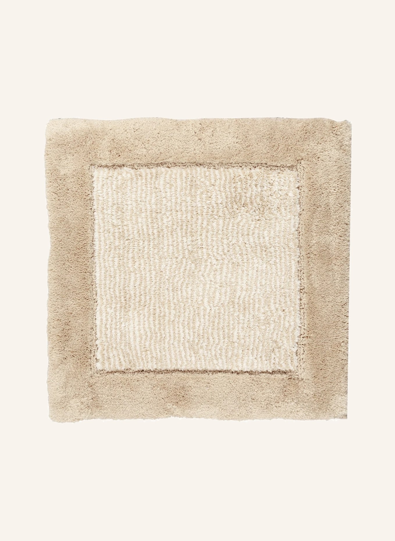 Cawö Bath mat, Color: BEIGE/ WHITE (Image 1)