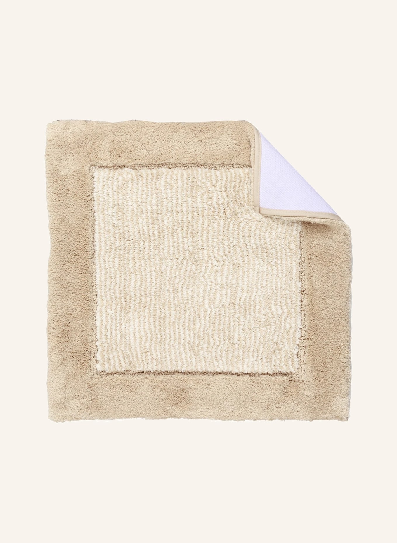 Cawö Bath mat, Color: BEIGE/ WHITE (Image 2)