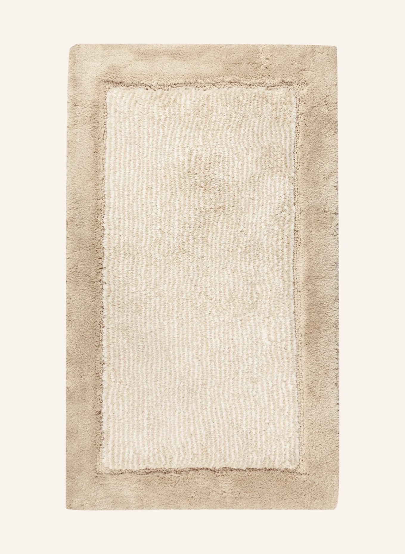 Cawö Bath mat, Color: CAMEL/ WHITE (Image 1)