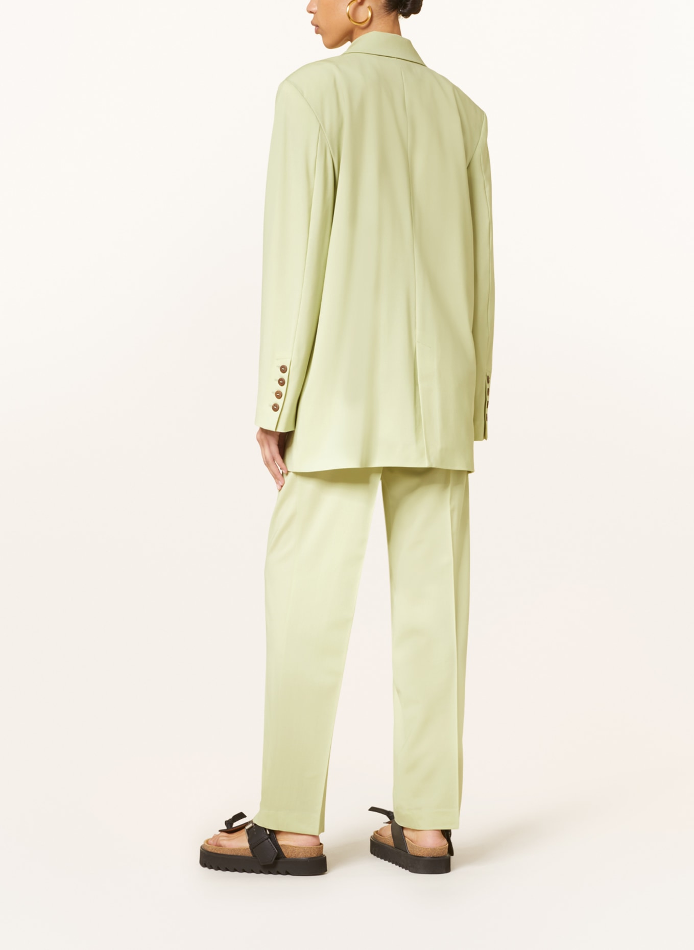 by Aylin Koenig Oversized blazer AMBER, Color: LIGHT GREEN (Image 3)