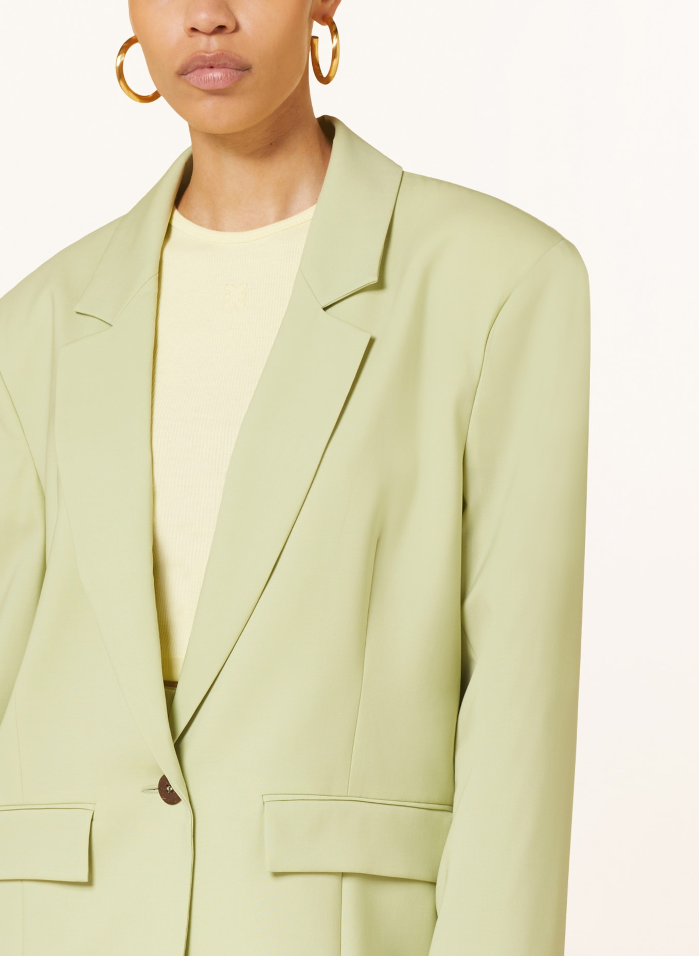 by Aylin Koenig Oversized blazer AMBER, Color: LIGHT GREEN (Image 4)